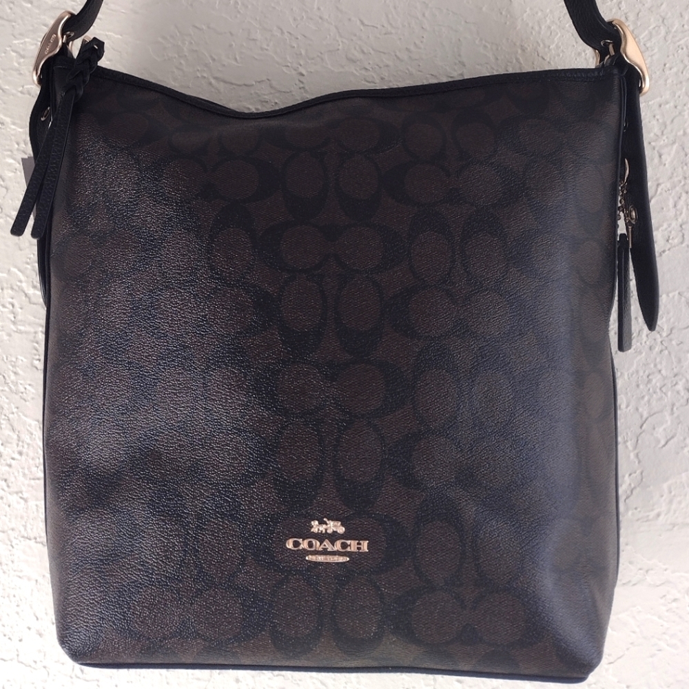 Coach Signature Canvas Val Duffle Bag NWT Sold - Picture 16 of 16